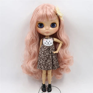 Planet Gates ICY DBS Blyth Doll 1/6 bjd toy joint body tan skin doll 30cm shiny face for DIY custom doll