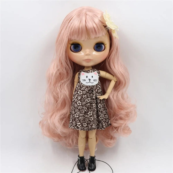 Planet Gates ICY DBS Blyth Doll 1/6 bjd toy joint body tan skin doll 30cm shiny face for DIY custom doll