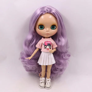 Planet Gates ICY DBS Blyth Doll 1/6 bjd toy joint body tan skin doll 30cm shiny face for DIY custom doll