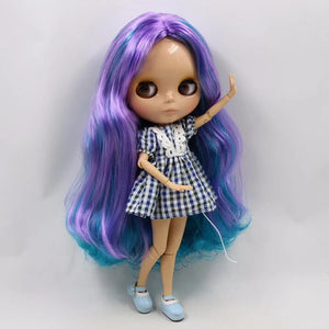 Planet Gates ICY DBS Blyth Doll 1/6 bjd toy joint body tan skin doll 30cm shiny face for DIY custom doll