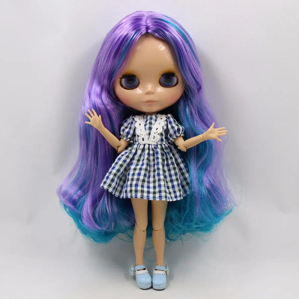 Planet Gates ICY DBS Blyth Doll 1/6 bjd toy joint body tan skin doll 30cm shiny face for DIY custom doll