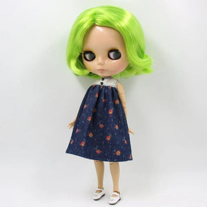 Planet Gates ICY DBS Blyth Doll 1/6 bjd toy joint body tan skin doll 30cm shiny face for DIY custom doll