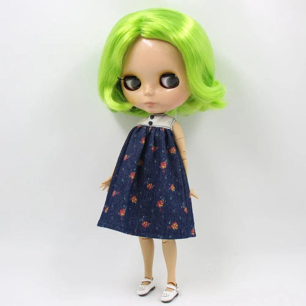 Planet Gates ICY DBS Blyth Doll 1/6 bjd toy joint body tan skin doll 30cm shiny face for DIY custom doll