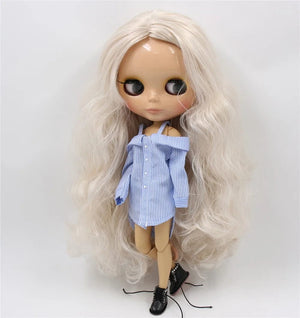 Planet Gates ICY DBS Blyth Doll 1/6 bjd toy joint body tan skin doll 30cm shiny face for DIY custom doll