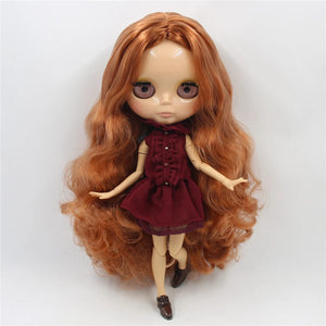 Planet Gates ICY DBS Blyth Doll 1/6 bjd toy joint body tan skin doll 30cm shiny face for DIY custom doll