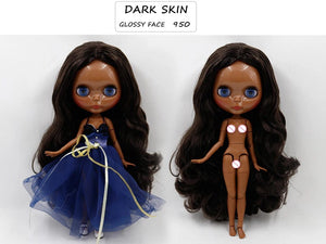 Planet Gates ICY DBS Blyth doll joint body white skin black skin dark skin DIY Make up special price give hand set AB girl gift