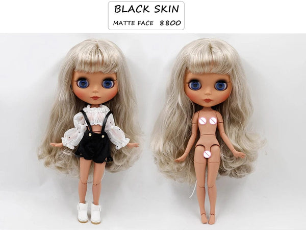 Planet Gates ICY DBS Blyth doll joint body white skin black skin dark skin DIY Make up special price give hand set AB girl gift