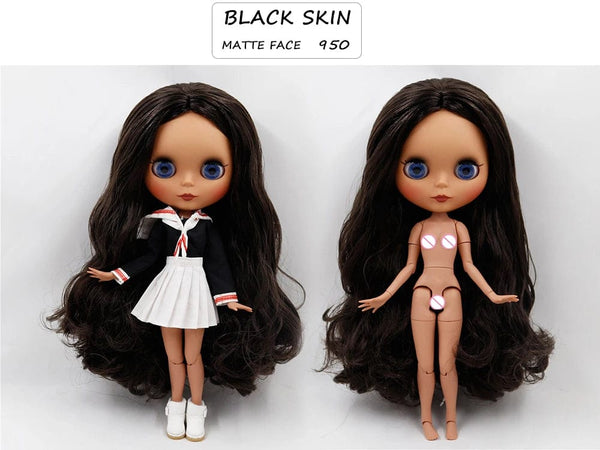 Planet Gates ICY DBS Blyth doll joint body white skin black skin dark skin DIY Make up special price give hand set AB girl gift