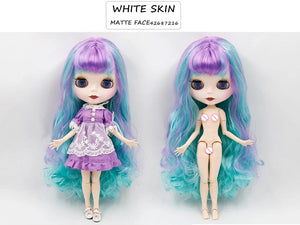 Planet Gates ICY DBS Blyth doll joint body white skin black skin dark skin DIY Make up special price give hand set AB girl gift
