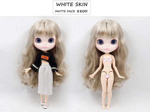 Planet Gates ICY DBS Blyth doll joint body white skin black skin dark skin DIY Make up special price give hand set AB girl gift