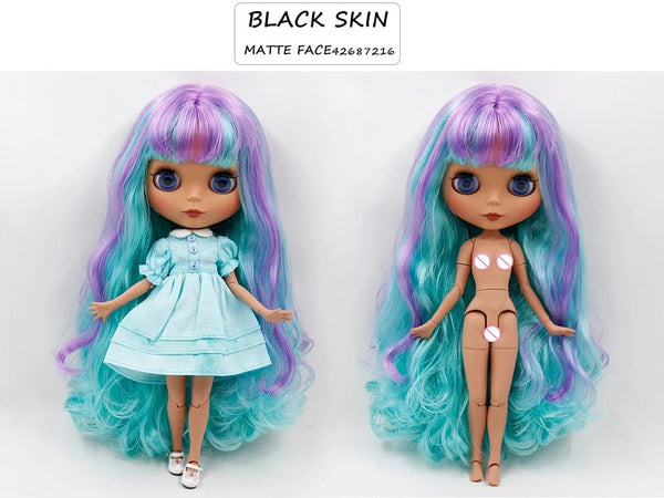 Planet Gates ICY DBS Blyth doll joint body white skin black skin dark skin DIY Make up special price give hand set AB girl gift