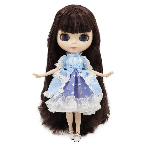 Planet Gates ICY DBS Blyth doll White Skin Glossy face Matte face Joint body with hand set A&B 1/6 bjd suitable diy makeup Special price