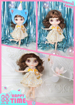 Planet Gates ICY DBS Blyth doll White Skin Glossy face Matte face Joint body with hand set A&B 1/6 bjd suitable diy makeup Special price