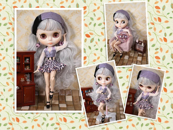 Planet Gates ICY DBS Blyth doll White Skin Glossy face Matte face Joint body with hand set A&B 1/6 bjd suitable diy makeup Special price