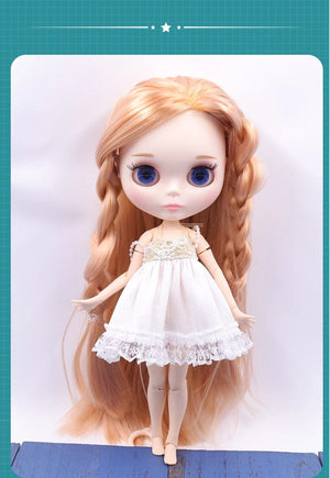 Planet Gates ICY DBS Blyth doll White Skin Glossy face Matte face Joint body with hand set A&B 1/6 bjd suitable diy makeup Special price