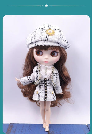 Planet Gates ICY DBS Blyth doll White Skin Glossy face Matte face Joint body with hand set A&B 1/6 bjd suitable diy makeup Special price