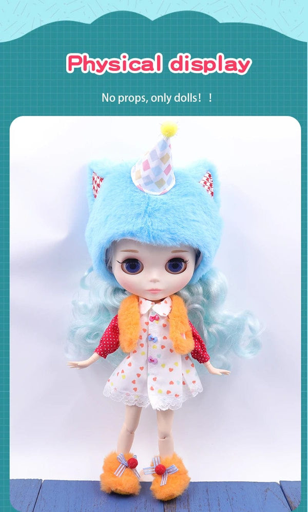 Planet Gates ICY DBS Blyth doll White Skin Glossy face Matte face Joint body with hand set A&B 1/6 bjd suitable diy makeup Special price