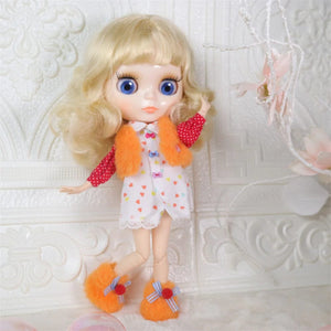 Planet Gates ICY DBS Blyth doll White Skin Glossy face Matte face Joint body with hand set A&B 1/6 bjd suitable diy makeup Special price