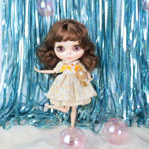 Planet Gates ICY DBS Blyth doll White Skin Glossy face Matte face Joint body with hand set A&B 1/6 bjd suitable diy makeup Special price