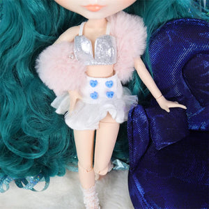 Planet Gates ICY DBS Blyth doll White Skin Glossy face Matte face Joint body with hand set A&B 1/6 bjd suitable diy makeup Special price