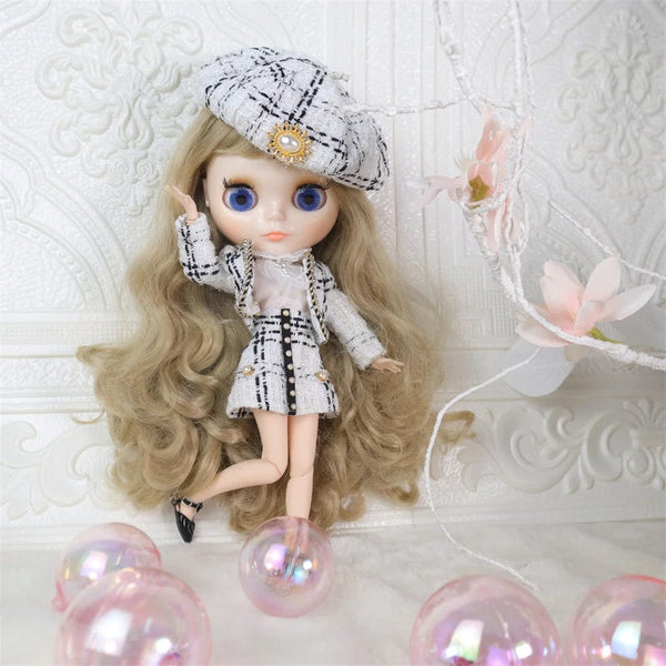 Planet Gates ICY DBS Blyth doll White Skin Glossy face Matte face Joint body with hand set A&B 1/6 bjd suitable diy makeup Special price