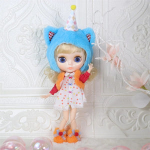 Planet Gates ICY DBS Blyth doll White Skin Glossy face Matte face Joint body with hand set A&B 1/6 bjd suitable diy makeup Special price