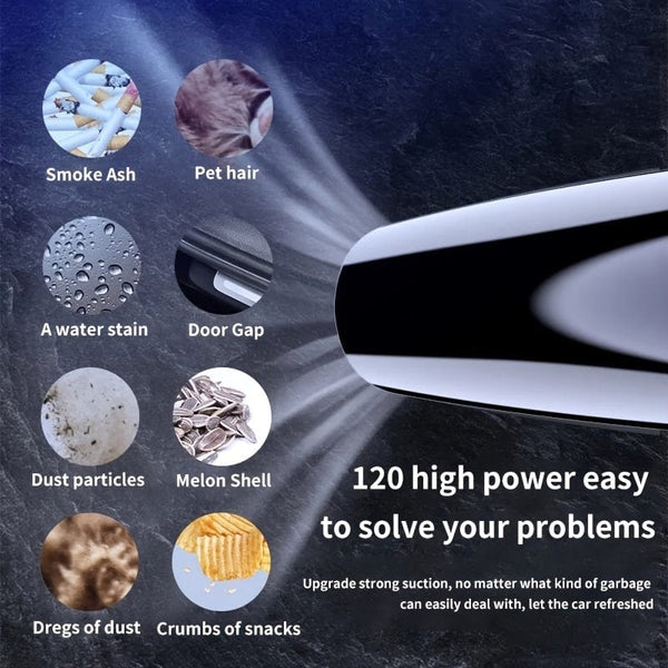 Planet Gates In-car Vehicle Household Indoor Large Vacuum Cleaner Power Large Suction Strong Vacuum Vehicle Small Vehicle Vacuum Cleaner Dry-wet Dual-use