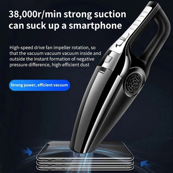 Planet Gates In-car Vehicle Household Indoor Large Vacuum Cleaner Power Large Suction Strong Vacuum Vehicle Small Vehicle Vacuum Cleaner Dry-wet Dual-use