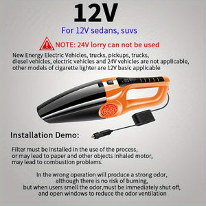 Planet Gates In-car Vehicle Household Indoor Large Vacuum Cleaner Power Large Suction Strong Vacuum Vehicle Small Vehicle Vacuum Cleaner Dry-wet Dual-use