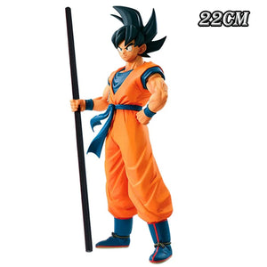 Planet Gates In Stock Dragon Ball Son Goku Super Saiyan Anime Figure 22cm Goku DBZ Action Figural Model Gift Collectible Figurine for Kid Toy