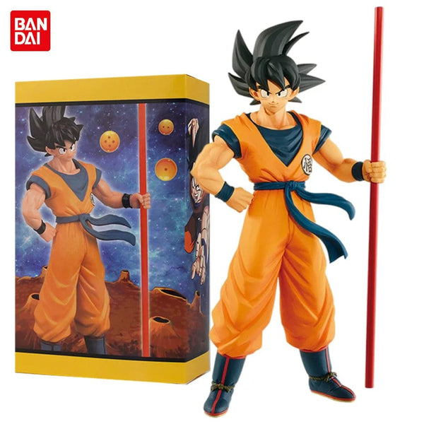 Planet Gates In Stock Dragon Ball Son Goku Super Saiyan Anime Figure 22cm Goku DBZ Action Figural Model Gift Collectible Figurine for Kid Toy