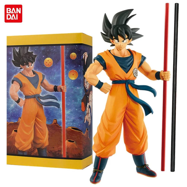 Planet Gates In Stock Dragon Ball Son Goku Super Saiyan Anime Figure 22cm Goku DBZ Action Figural Model Gift Collectible Figurine for Kid Toy