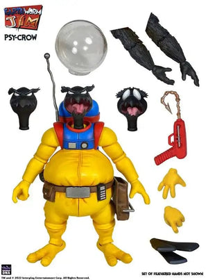 Planet Gates In Stock PDNA 1/12 Earthworm Jim Psy Crow bob the killer Action Figure Collectible Toy Gift