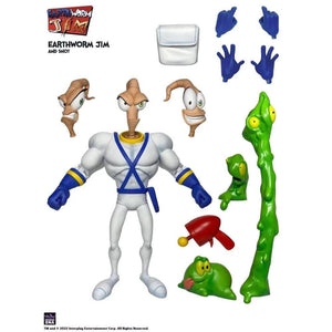 Planet Gates In Stock PDNA 1/12 Earthworm Jim Psy Crow bob the killer Action Figure Collectible Toy Gift