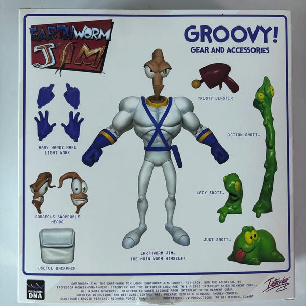 Planet Gates In Stock PDNA 1/12 Earthworm Jim Psy Crow bob the killer Action Figure Collectible Toy Gift