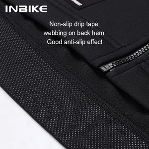 Planet Gates INBIKE Men's Winter Cycling Bike Jackets Windproof Softshell Thermal Bicycle Clothing for Men Warm Fleece Road Bike Windbreaker