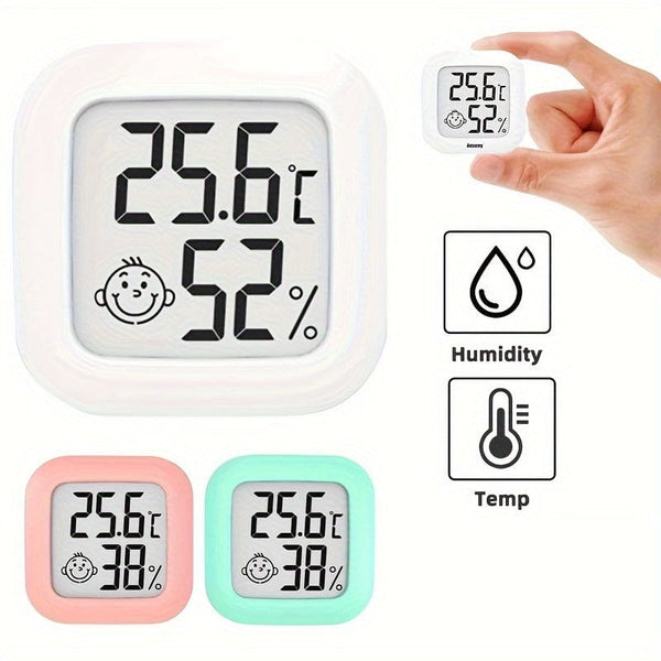 Planet Gates Indoor Temperature Hygrometer, Humidity Sensor Thermometer Hygrometer Hygrometer Temperature And Humidity Monitor, LCD Display Degrees Fahrenheit