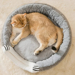 Planet Gates Indoor Warm Cat Dog House Soft Pet Tent Cave Bed Deep Sleep Cat Kennel with Removable Cushion for Kitten Puppy Comfortable Bed