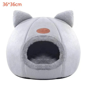 Planet Gates Indoor Warm Cat Dog House Soft Pet Tent Cave Bed Deep Sleep Cat Kennel with Removable Cushion for Kitten Puppy Comfortable Bed