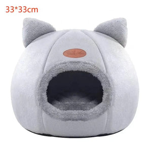 Planet Gates Indoor Warm Cat Dog House Soft Pet Tent Cave Bed Deep Sleep Cat Kennel with Removable Cushion for Kitten Puppy Comfortable Bed