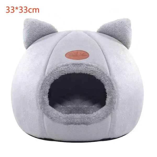 Planet Gates Indoor Warm Cat Dog House Soft Pet Tent Cave Bed Deep Sleep Cat Kennel with Removable Cushion for Kitten Puppy Comfortable Bed