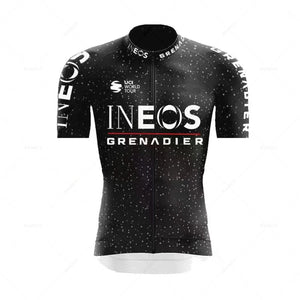Planet Gates INEOS Man Cycling Jersey Set 2023 Summer Cycling Clothing MTB Uniform Riding Bib Shorts Bike Clothing Maillot Ciclismo Hombre