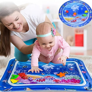 Planet Gates Infinno Inflatable Tummy Time Mat Premium Baby Water Play Mat for Infants and Toddlers Baby Toys