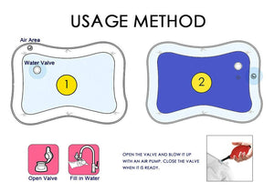 Planet Gates Infinno Inflatable Tummy Time Mat Premium Baby Water Play Mat for Infants and Toddlers Baby Toys