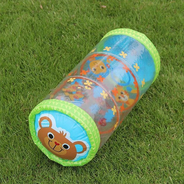 Planet Gates Inflatable Baby Crawling Roller Toy with Rattle and Ball PVC Early Development Fitness Toys Early Educational Toy For Children