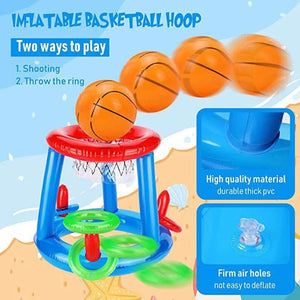 Planet Gates Inflatable toys Swimming Pool Beach accessories Inflatable Ring Throwing Ferrule Game Set Floating Toys Beach Fun Summer Water