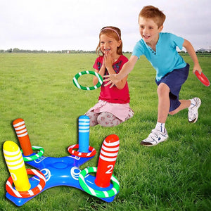 Planet Gates Inflatable toys Swimming Pool Beach accessories Inflatable Ring Throwing Ferrule Game Set Floating Toys Beach Fun Summer Water