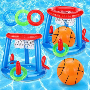 Planet Gates Inflatable toys Swimming Pool Beach accessories Inflatable Ring Throwing Ferrule Game Set Floating Toys Beach Fun Summer Water