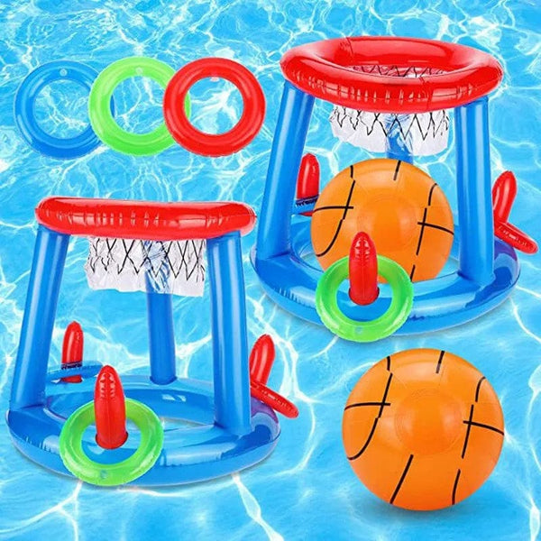 Planet Gates Inflatable toys Swimming Pool Beach accessories Inflatable Ring Throwing Ferrule Game Set Floating Toys Beach Fun Summer Water