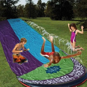 Planet Gates Inflatable Water Slide for Backyard Outdoor Kids Summer Toys Games Sprinkle Water Sliders Children Summer Water Toys Lawn Toys